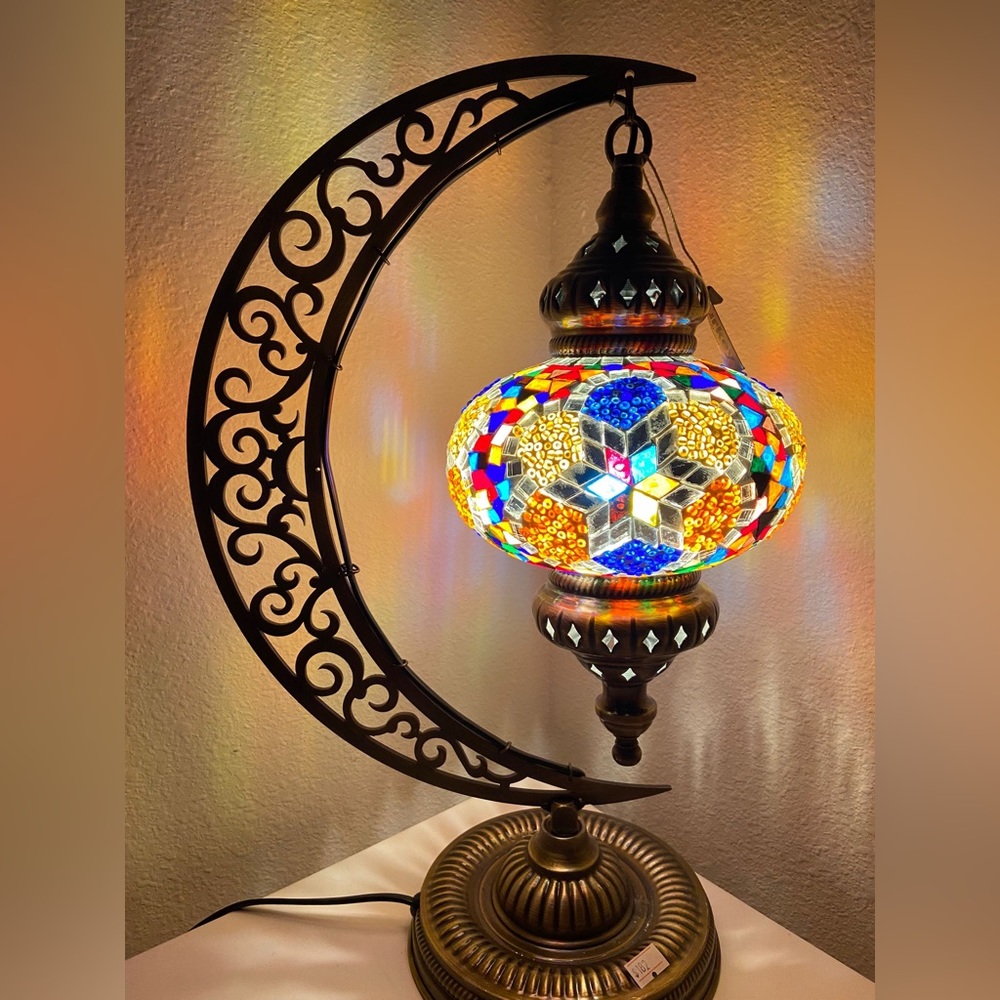 Handmade Turkish moon Lamp
